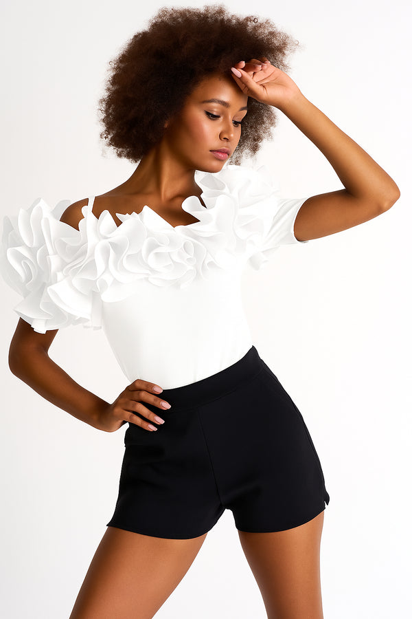Shan Rose Off shoulder top